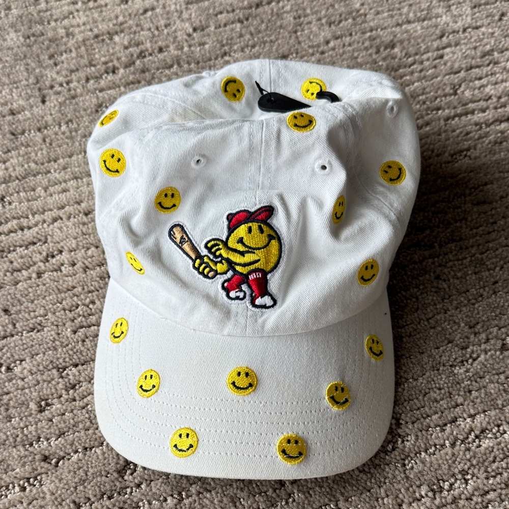 47 Brand White Cap with Yellow Accents